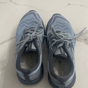 Brooks Blue and Gray Athletic Shoes